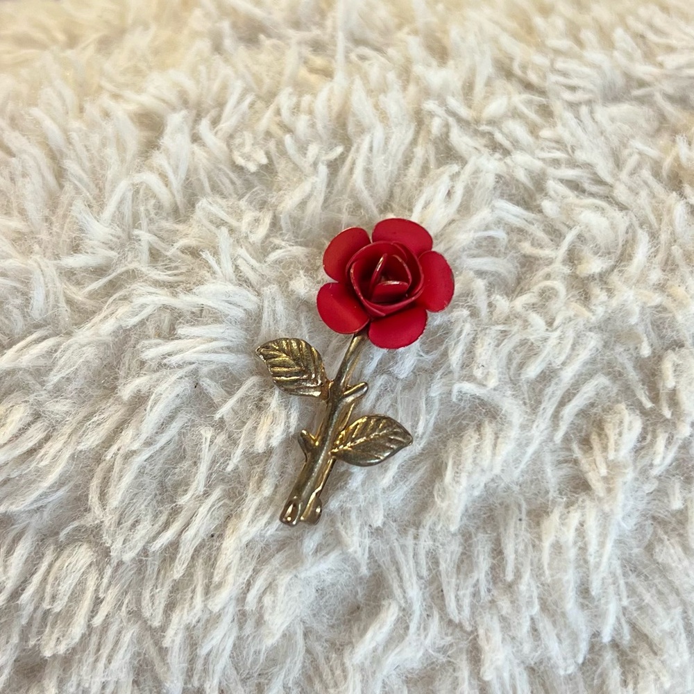 Vintage Rose Brooch